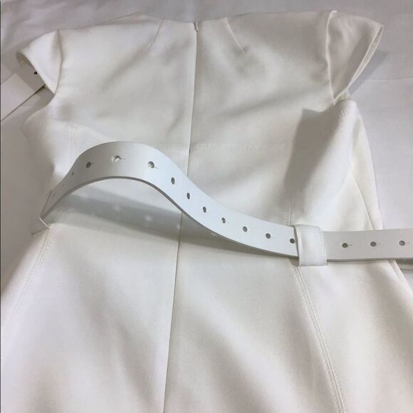 Karen Millen Belted Fit And Flare Dress New With Defect Size 8 - Picture 6 of 16